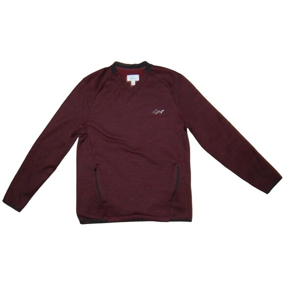 Greg Norman Attack Life Pullover V-Neck Sweater Men's Small Kangaroo Pouch - Picture 1 of 7